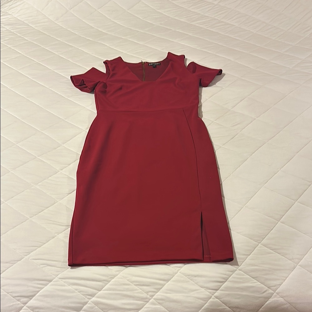 Elegant Red Women's Dress